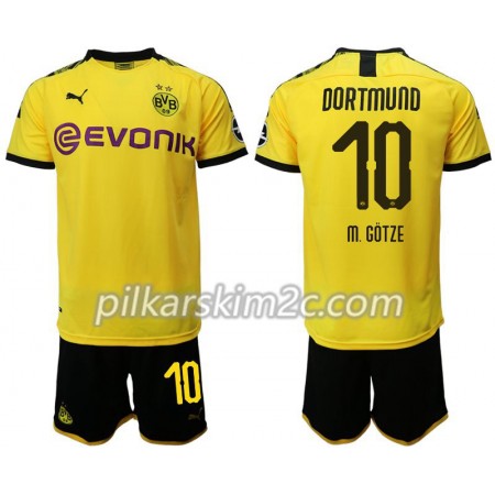 Koszulka Borussia Dortmund Mario Gotze 10 Dziecięca Główna 2019-2020 - Koszulki Piłkarskie